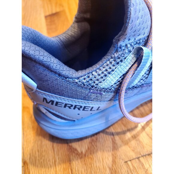 Merrell Womens Bravada Edge Gray/Blue Pink Sneakers Quantum Grip Sole Size 11 - Picture 7 of 9